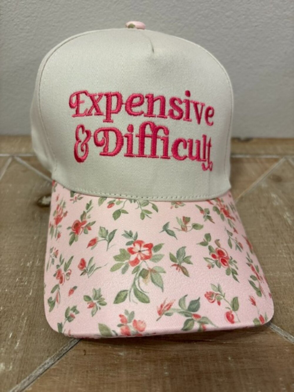 Expensive & Difficult Two Tone Cotton Hat